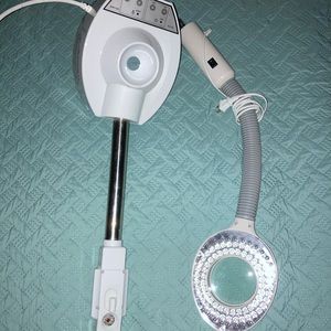 Facial steamer and mag lamp